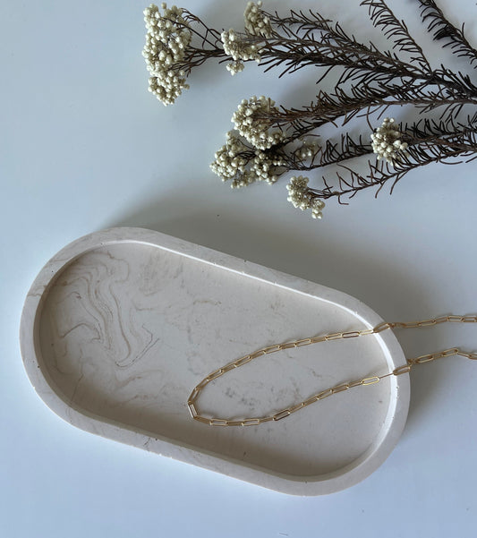 Marble Jewelry Tray